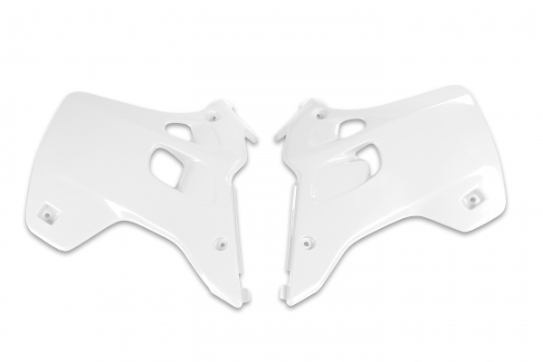 Radiator Covers white for Kawasaki KX 125 (1992-93) - KX 250 (1992-93)